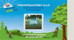Desktop Screenshot of clifkidbackyardgame.com